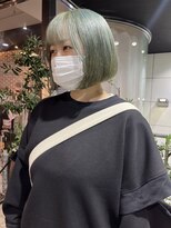 ヘアーアンドメイク ビス(HAIR&MAKE bis) ブリーチ◎残留しにくいミントカラー☆【多田華歌】