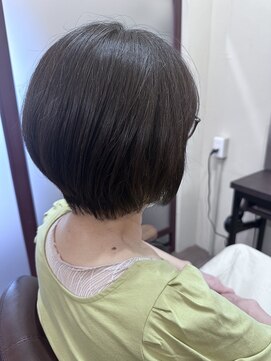 ライフ 住道店(Lyfe) イメチェンショートカット_前髪レイヤーカットナチュラル_380