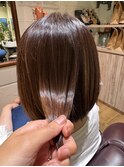 髪質改善トリートメント＋ボブ