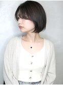 天神【BIRTH】ワンレンボブ前髪あり小顔ネビージュ20代30代 11
