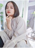 ナチュラルボブ　艶髪チョコレート