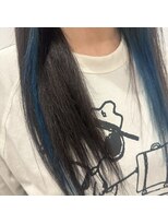 ヘアーマルシェ(hair marche)&nbsp;インナー×ブルー