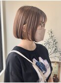 ショートボブ/丸みショートボブ/切りっぱなしボブ/髪質改善