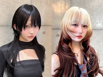 イリス 名駅(Iris)の写真/[snsで話題の"Iris"]口コミ多数◎サロン-ブリーチカラーに合った前髪カット/レイヤーカットで予約殺到