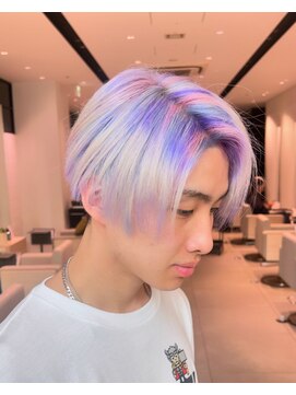 ステア ケース(stair case) ルーツユニコーンカラーハイトーン髪質改善トリートメント