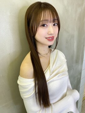 ロンドルーチェ 心斎橋(Lond luce) 大人ガーリー×ミディアムレイヤーカット【心斎橋/髪質改善】