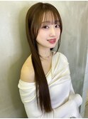 似合わせカット ニュアンスカラー