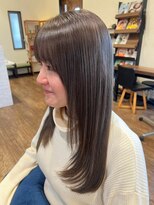 ヘアーレナータ 八王子(HAIR RENATA)&nbsp;20代30代40代ストレートアッシュブラウン髪質改善大人ロング