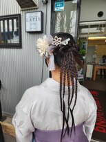 ラピスリビング 戸祭店(LAPIS LiViNg) 卒業式ヘアセット韓国カチモリ風
