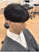 シースルー/ニュアンスパーマ/毛流れ/韓国風
