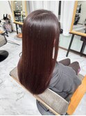 メテオストレート後のイルミナカラー染め