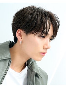 ロンドアンメゾン 原宿(Lond un Maison.) men's/メンズ/ダウンパーマ/黒染め/韓国/ブルーブラック/原宿