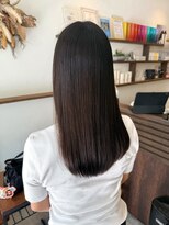 オーバルヘアー(OVAL hair)&nbsp;艶髪/ダークブラウン/ストレートロング