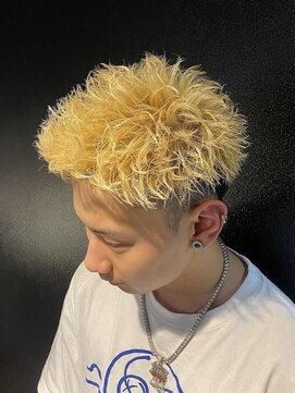 ライズ 渋谷店(RISE) 七三刈り上げスパイキーショートサマーツイストパーマ