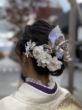 オーガニック リブ 川越(organic+live) 冬の美人ヘアセット◎20代30代40代小顔見せシニヨン