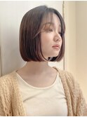 内巻きボブ