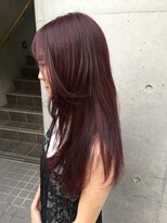 アコット(Acotto.) ブリーチなしのダブルカラーワインレッド