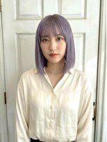 アロマ ヘアー ルーム 新宿店(AROMA hair room)&nbsp;イメチェン/前髪/髪質改善/ダブルカラー/ボブ/ラベンダーグレー