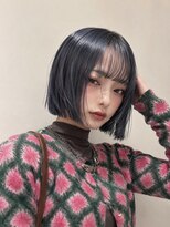 ラビットホール(Rabbit hole)&nbsp;【misato】ブリーチで作るネイビーグレージュ♪10代/20代/30代