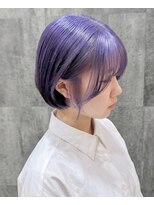 モリオ フロム ロンドン サッポロファクトリー店(morio FROM LONDON)&nbsp;morio 札幌　レディースショート　バイオレットカラー