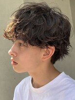 バイフィフス 原宿/表参道(by fifth)&nbsp;原宿ラウンドマッシュカットシャドウパーマブラウンカラーfifth