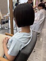 コク 千葉駅西口(COQU)&nbsp;ミニボブ/切りっぱなしボブ/千葉【積田佳奈】
