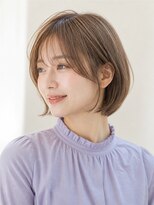 ラピッシュ 常盤平店(Lapish)&nbsp;ナチュラルボブ＋アッシュベージュ
