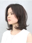 春夏オススメの鎖骨のレイヤースタイル