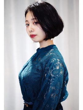 エイチヘアー(eichi hair) ナチュラルな前下がりボブ