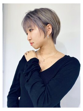 スティードトーキョー(Steed Tokyo) high tone"white lavender" × handsome short【Steed/立川】