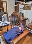 【お客様フォト】柔らかい毛束感のあるミディアムボブ