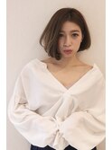 大人ショート ショートボブ アッシュベージュ