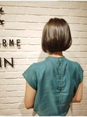 内巻きワンレングスボブ