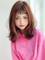 アグ ヘアー リュクス 能代店(Agu hair luxe)&nbsp;《Agu hair》オン眉×くびれ外ハネセミ