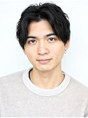 メンズ★ツイストセンターパート