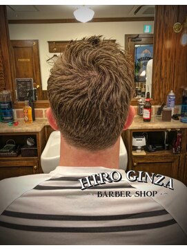 ヒロギンザ 青山店(HIRO GINZA) フェードにしない刈り上げ