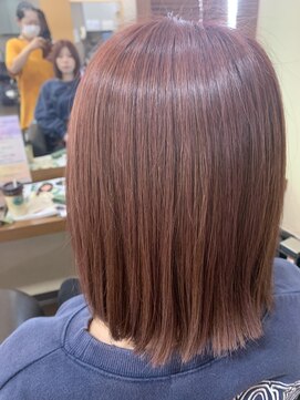プレッソヘアー Presso hair ピンクカラー
