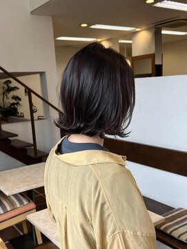 ノット(KNOT.) グレージュ×切りっぱなし