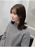 《韓国ヘア》韓国風お顔周り×外ハネアレンジ