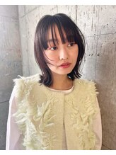 ソワ オモテサンドウ(SOIE OMOTESANDO) 【SOIE】顔まわりカットとぱっつんボブ