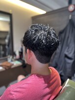 エクファフォーメン(EX-FA FOR MEN)&nbsp;カルマパーマ/ベリーショート/ダークアッシュ/ニュアンスパーマ