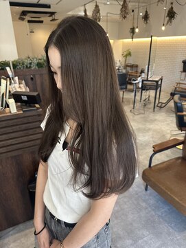 オーバルヘアー(OVAL hair) レイヤーロング/ショコラブラウン