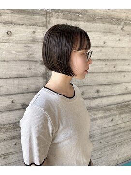 バース(BIRTH) 天神【BIRTH】ぱっつん前髪ナチュラルボブ 20代30代40代
