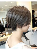 30代40代50代絶壁解消ひし形小顔前下がりショートボブ【ERIKA】