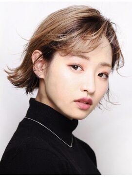 マックス フォー ヘアー(MAX FOR HAIR) 外ハネボブ×ハイトーンカラー◎