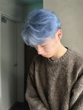 ソル 栄矢場町(SOL) シアーブルー/ライトブルー/水色/名古屋美容院