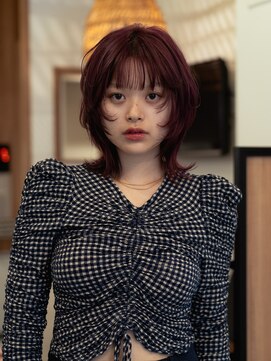 ビュートリアム ギンザ(BEAUTRIUM) ミディアムレイヤー＊ブリーチカラー＊顔周り＊顔周りレイヤー