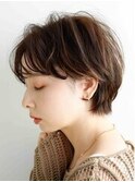 ナチュラルショートボブ