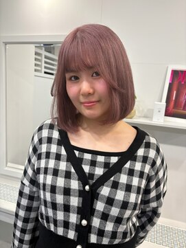 ヴィア(Via) 10代20代30代/ピンクラベンダーベージュ/ハイトーン／髪質改善