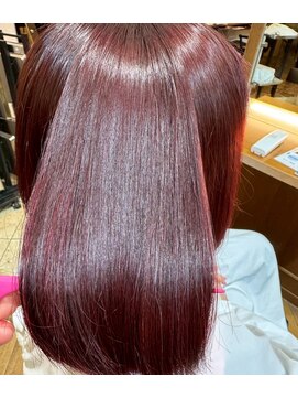 イーストハムヘッドショップ(EAST HAM head shop) うる艶　髪質改善カラー/チェリーレッド